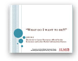 LMI Training: What Do I Want to Be?